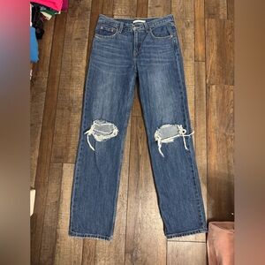 Levi's Blue Straight Leg Women's Jeans